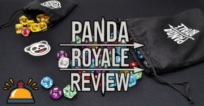 A written review of the roll and write board game Panda Royale